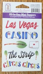 All My Memories All In 1 Las Vegas Mini Toppers Casino The Strip Circus Stickers