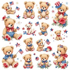 Fourth Of July Fun Cardstock Die Cut Embellishment (12) 10 Inch