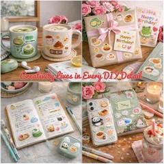 800+ Pcs Heisei Retro Japanese Sticker Book 45 Sheets Kawaii Manga Style Sticker
