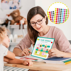 6000 PCS Smiley Face Stickers, Small Happy 50sheets, Multi-colors