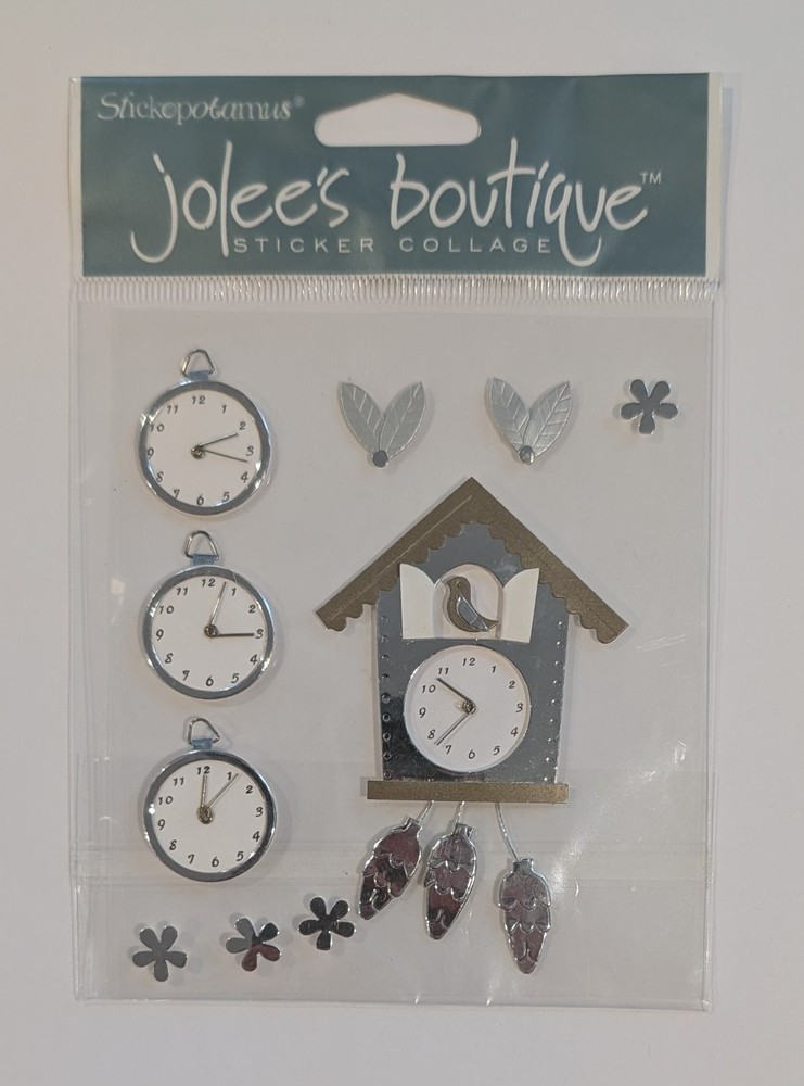 Jolee’s Time Cuckoo Clock Scrapbooking Stickers