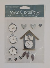 Jolee’s Time Cuckoo Clock Scrapbooking Stickers