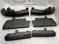 Mud Flap Delete Fit for Chevy Silverado 2500/3500 2020-2025,ABS No-Drill Mud …