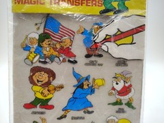 Vintage MENEHUNES Rub-A-Doos Magic Transfers Decals 1979 Imperial Toys
