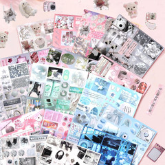 60 Sheets Japanese Sticker 700+Die Cut Glossy and Matte Stickers Kawaii Sticker