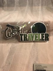 3D Scrapbook Stickers (2) World Traveler & London England NEW Paper craft DIY