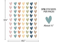 Teacher Created Resources Everyone is Welcome Hearts Mini Stickers (TCR7140)