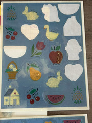 vtg Hallmark Stickers COUNTRY DUCKS FARMHOUSE 1980’s Cottage Core 2 full sheets
