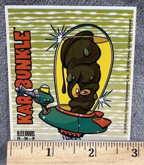 Vintage Atomic Alien Browns From Uranus KarBunkle Collectible Sticker Card #8
