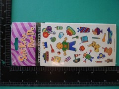 Vtg 1997 Gibson Stickety Doo Da Sticker Pack BOY & TOYS (2) Sheet Removeable