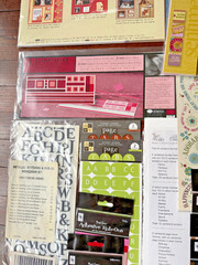 Lot Scrapbook Kits Pack Sticker Sheets Creative Memories My Minds Eye NRN K & Co