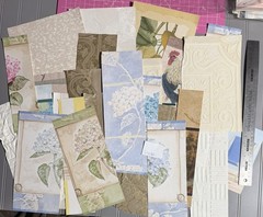 Vtge Textured Wallpaper Samples from Sample Book (10 Pieces) Set 26