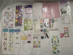 Baby Shower Scrapbook & Craft Bundle 12×12 Paper + Stickers