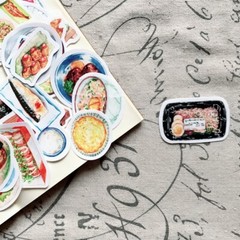 43pcs/ Japanese food dim sum food, noodles delicious food sticker y06