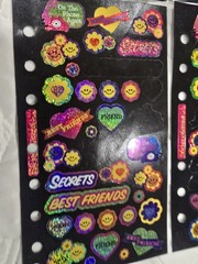 Vintage Stickopotamus Binder Stickers Lot Holographic 90s Y2K Peace Love Flower