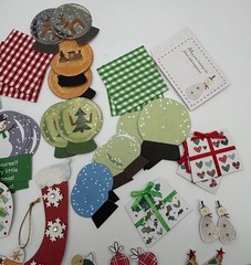 LOT OF 75+ Christmas 3D Embellishment Stickers For Scrapbooking Or Gifting Loose