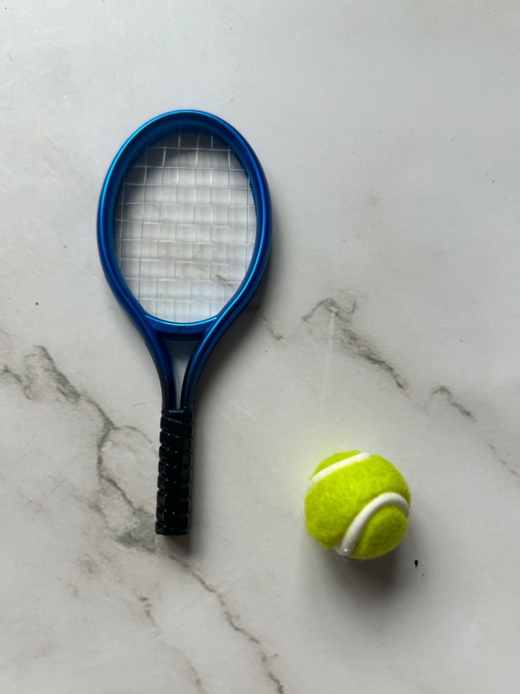 Your Choice Of Color – Miniature Tennis Rackets – Perfect For Scrapbooks & Dolls