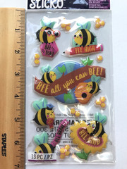 EK Success Sticko Flowers Bees Butterflies Stickers Lot Scrapbook Journal