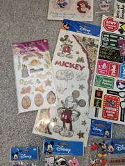 Disney Princess Scrapbook Stickers 30 pc LOT Mickey Pooh Snow White Cinderella