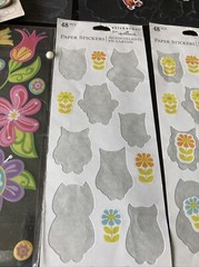 Various Spring Stickers Flowers Birds Dragonfly Easter