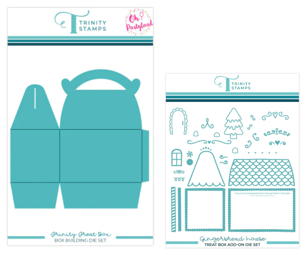 Trinity Stamps Treat Box and Gingerbread House Add-On Bundle of 2 Dies