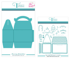 Trinity Stamps Treat Box and Gingerbread House Add-On Bundle of 2 Dies