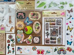 469+ Hobby Lot DIY Scrapbooking Stickers Great Variety of Supplies Lots Themes