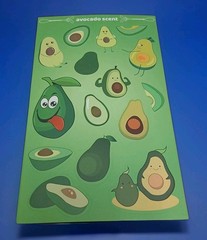 New Scratch and Sniff Avocado Scented Avocado stickers sheet