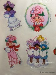 Vintage Rose Petal Place Stickers New In Package Christmas Holiday Hallmark 1983
