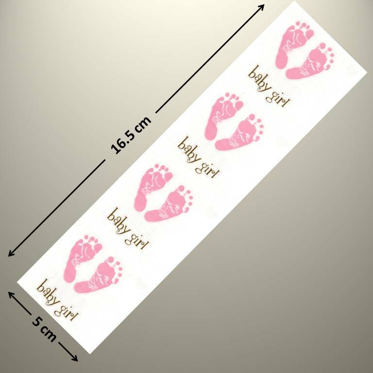 Mrs Grossman’s Sticker – BABY GIRL, FOOTPRINTS – Up to 20% OFF!!!