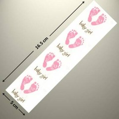 Mrs Grossman’s Sticker – BABY GIRL, FOOTPRINTS – Up to 20% OFF!!!