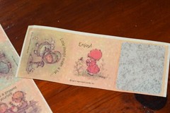 Vintage 1977 Stickers Hallmark Seals Mary Hamilton Sweet Girls Pen Pals Loose