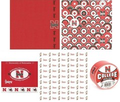 University of Nebraska Huskers NCAA Licensed Scrapbook Stickers Papers U-CHOOSE