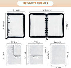 Sticker Organizer Binder Storage Book A5 Reusable Sticker Book Collecting Holder
