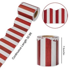 65.6 Ft Patriotic Bulletin Board Border Vintage Red White Blue Stars Stripes
