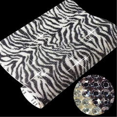 12000pcs Zebra Print Rhinestone Stickers Bling Crystal Diamond 2 mm Rhineston…
