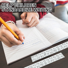 24 Pcs Cursive Letters Desk Strips Alphabet Letters Desk Strips Art Removable St