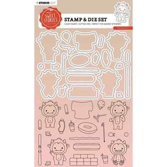 STUDIO LIGHT – METAL CUTTING DIES AND ACRYLIC STAMPS – SNOW FUN
