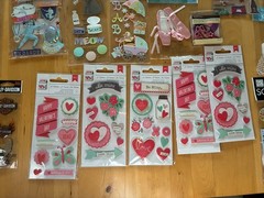 Scrapbook 3 D Stickers Lot Jolee’s Soft Spoken Recollections K & Co More New