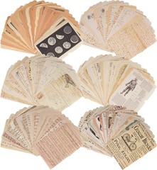 150 Sheets of Scrapbook Paper, Vintage Journaling Supplies Craft Kits for Bullet