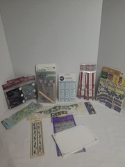 Lot of 24 Scrapbook Supplies/Stickers Various Brands and Sizes Mixed Themes