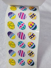 164 DM Value Pack Easter Colorful Vintage Egg Peep Stickers Booklet