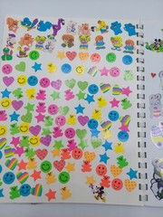 Vintage 1980’s -90’s Sticker Album Filled With Stickers