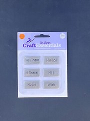 Metal Tags Embellishments Scrapbook Lot of 33 Words Sentiments Accents Adhesive