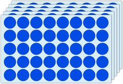 1000 Pieces 1 inch – Blue Dot Stickers Round Circle Dots Sticky Labels