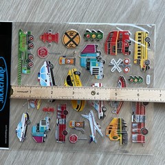 Vehicles Sticker Sheet Sticker King Scrapbooking Cars Buses Trucks