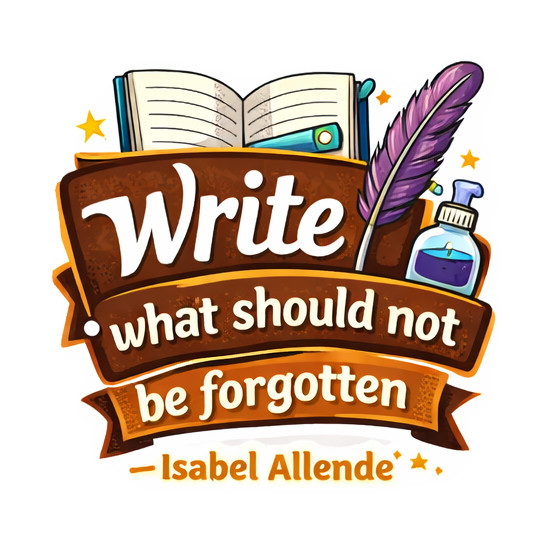 Write What Should Not Be Forgotten Sticker Writer Quote Book Lover Journal Scrap