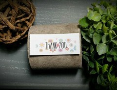 Matching Thank you Stickers labels 100 count match with Polymailers