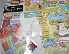 K&Company Jolee’s Boutique Marcella Scrapbook Sticker Lot Most New