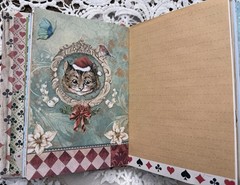 Junk Journal Handmade – Christmas Alice in wonderland